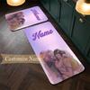 HUNTRIX (31) Customize Name Flannel Kitchen Mat Soft Non-Slip Kitchen Floor Runner Rug for Home Kitchen Decor