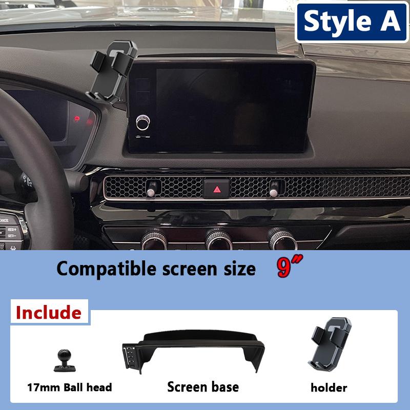 9 inch For Honda Civic MK11 FE FL 2022 2023 2024 2025 Support Magsafe Car Phone Holder Magnetic Screen Mobile Holder Accessories