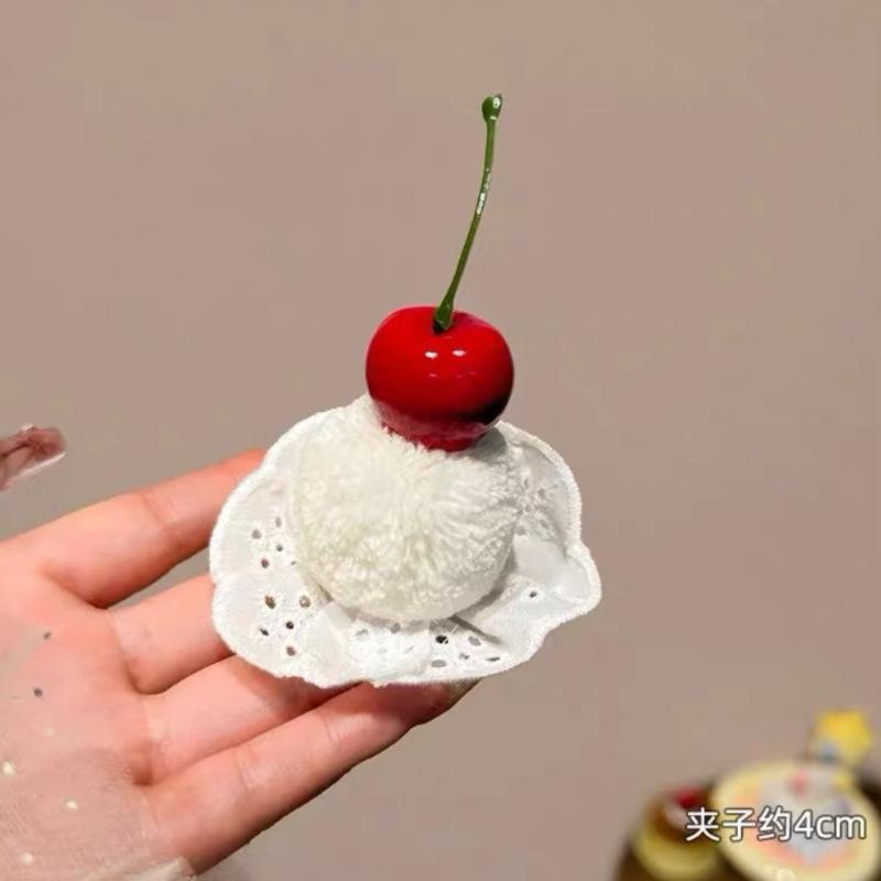 Neue Schöne Mini Kawaii Cartoon Rosa Kuchen Serie Harz Haarnadel Zubehör