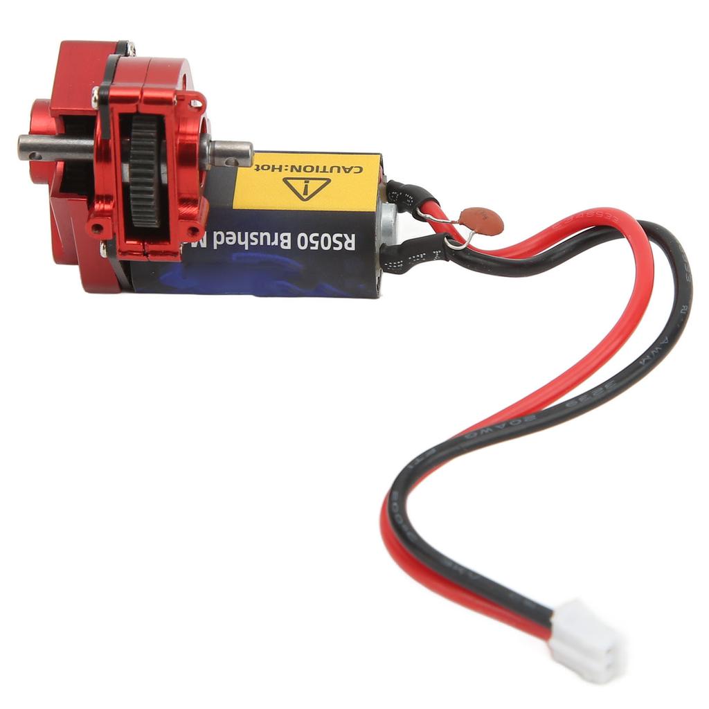 Hobbyfans Transmission Case Gear Box with 66T Brushed Motor Aluminum Alloy RC Parts for Axial SCX24