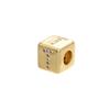 Gold-colored 8x8mm Square A-Z Letter Beads for DIY Handmade Bracelets, Earrings, and Jewelry Accessories Model:VZ246B