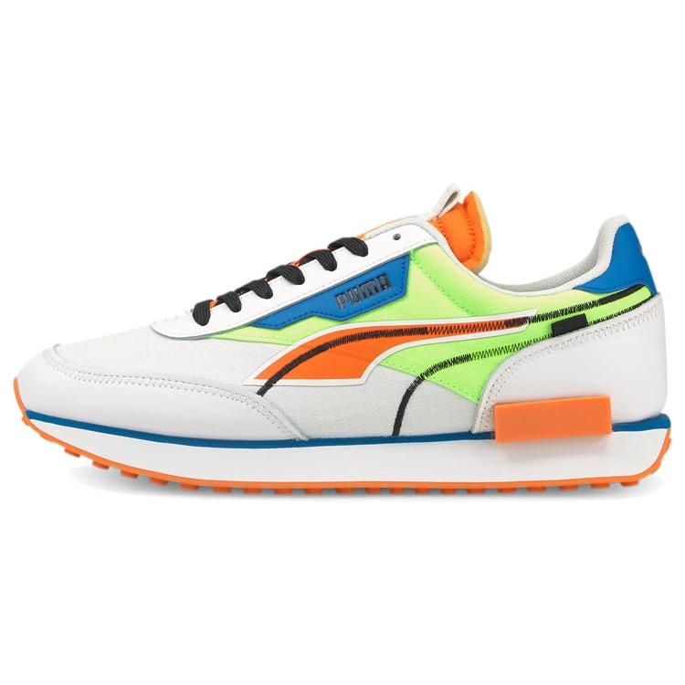 PUMA Future Rider Twofold White Green Glare Men s 380591-07 EU 37
