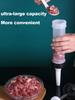 Manual Sausage Stuffing Machine Quick Sausage Filling Meat Injector Tool BPA Free Suitable for Family Gatherings and Barbecues