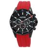 Montre Homme - Fillip (Raptor Limited) - Bracelet Silicone Rouge - Boîtier 45 Mm - Mouvement Quartz Miyota JP25