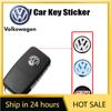 2026 Nuevo Para VOLKSWAGEN VW 14mm Carcasa de Llave de Coche Emblema Logo Pegatina Llavero Para Volkswagen VW R-line GTI R Polo Golf Passat Magotan Ti