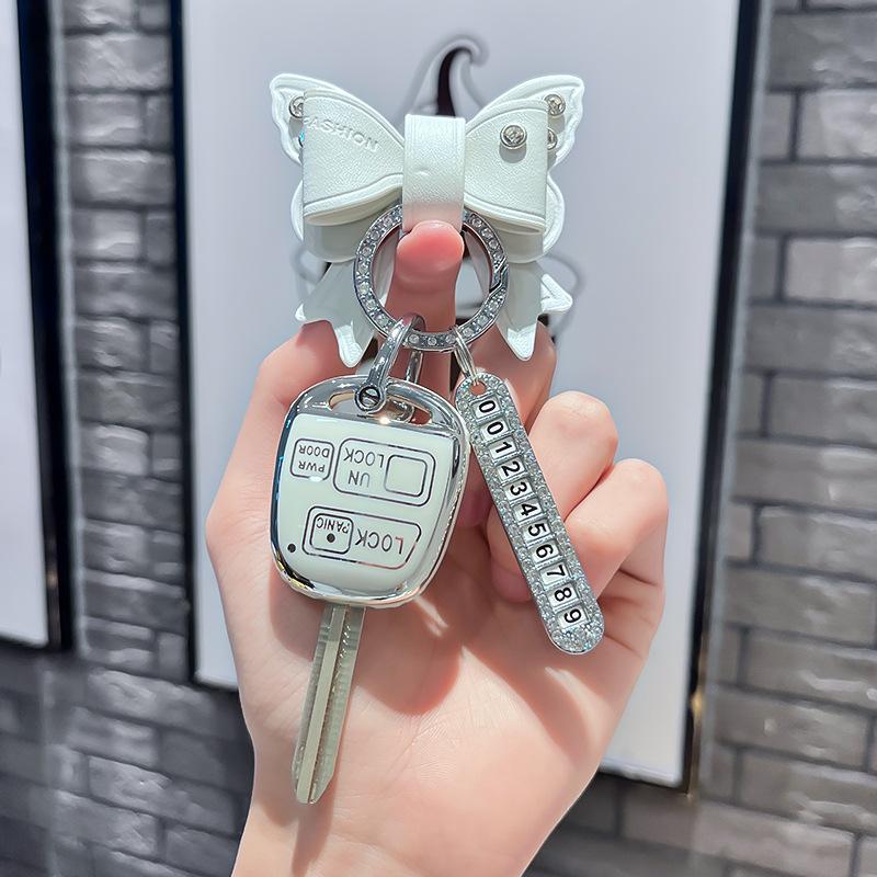 Tpu Car Remote Key Case Cover Protect Shell Fob For Toyota Land Crusier Fj Cruise Camry Corolla Rav4 Prado Yaris Carina Avensis