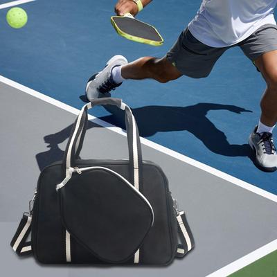 Pickleball Racket Bag Table Tennis Large Capacity Professional with Adjustable Shoulder Strap