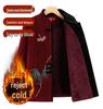 2025 Embroidered Woolen Coat for Elderly Women (Aged 60-80) - Plus Velvet Winter Style