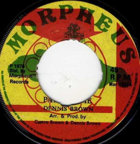 

7inch Record DENNIS BROWN - Party Time MOR1023 Morpheus 1976 UK Reggae, Ska & Dub Used