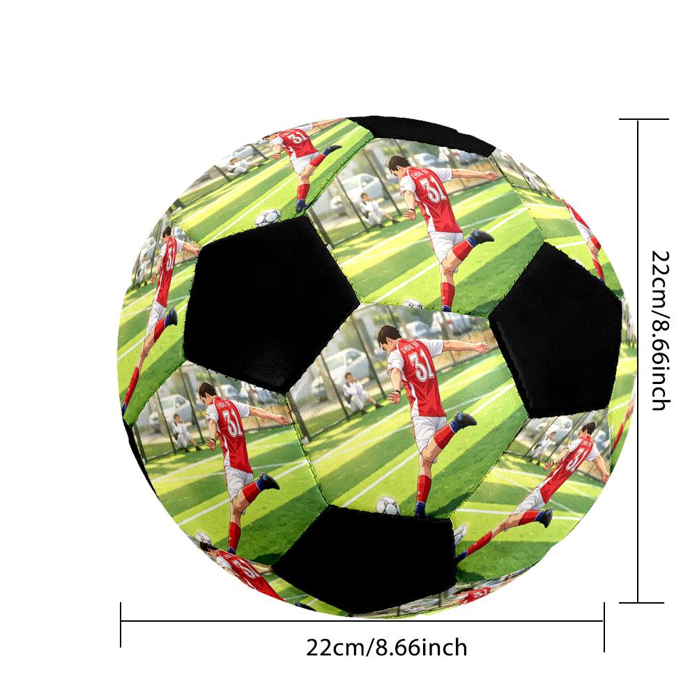 Arsenal Football Player Personalized image Size 5 Soccer Ball Machine Sewn Indoor/Outdoor Training and Matches Personalized Soccer Ball