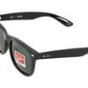 RayBan Vintage Square Sunglasses Sunglasses Black Unisex Injection Molded Sunglasses