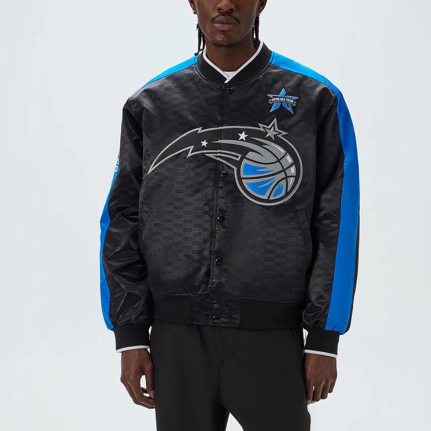 Kith For NBA All-Star Orlando Magic Bomber Jacket Black Men Outerwear KHM011265-001