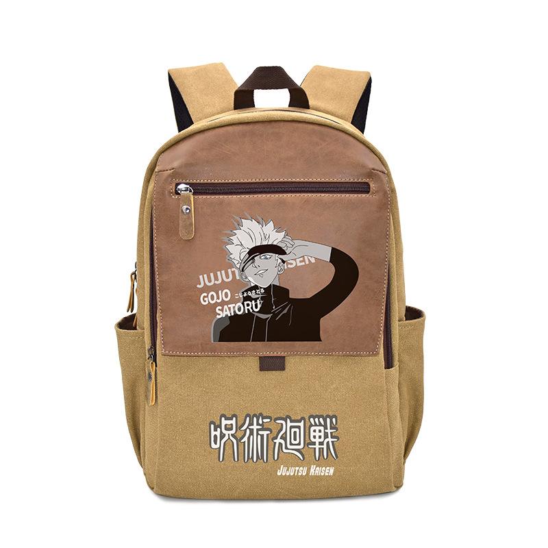 Student canvas backpack