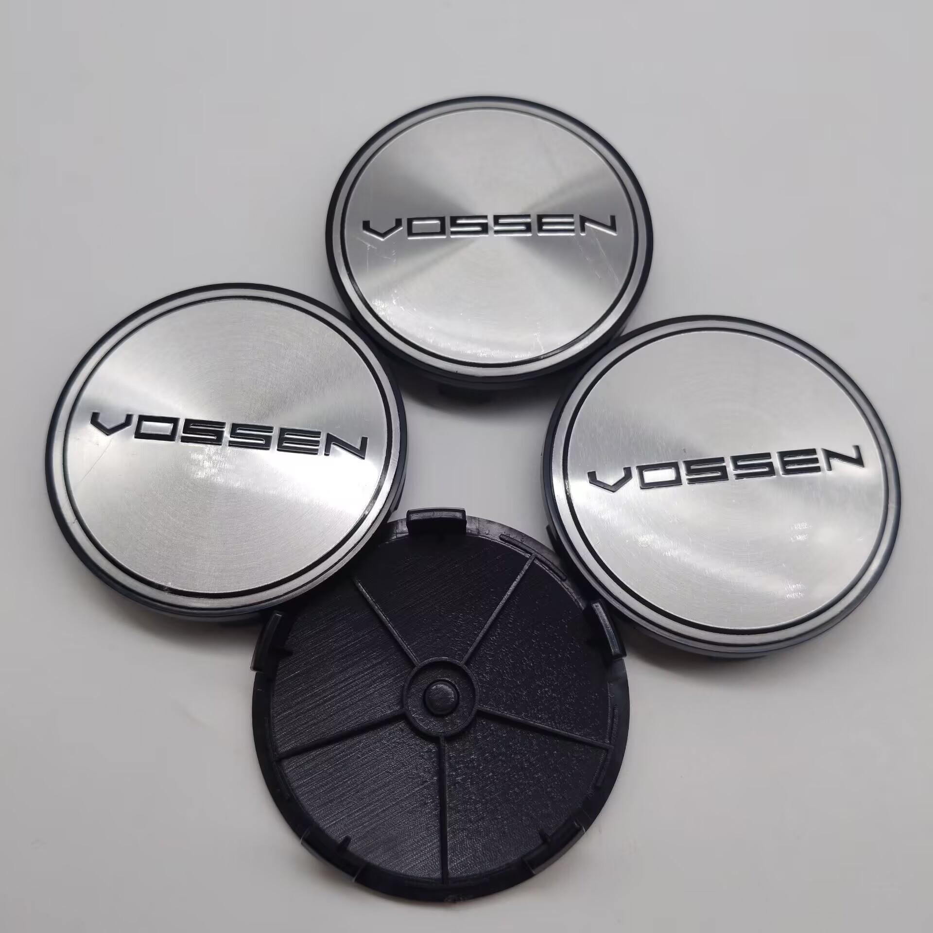 

4Pcs/set 68mm Vossen Car Wheel Center Hub Caps Car Emblem Badge Logo Wheel Center Cap Label Car Tire Accessories for Vossen&4pcs 68mm Cap