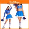 Ensemble de costume de pom-pom girl pour Halloween en tissu polyester pour Cosplay et événements à thème