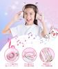 Cat Ear Headphones, Bluetooth Headphones, Wireless, Built-in Microphone, Bluetooth 5.0, Foldable, with LED Lights, Rainbow Color Changing, Over-Ear