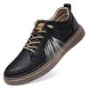 Fashion Genuine Leather Casual Shoes for Men Shoes Design Sneakers Male Comfortable Cow Leather All-match Comfortable Skate Shoes Man