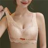 Women's Thin Section of Anti-sagging Polymerization Bra To Collect Vice Breasts Large Breasts Show Small Upturned Bra Without Steel Ring
