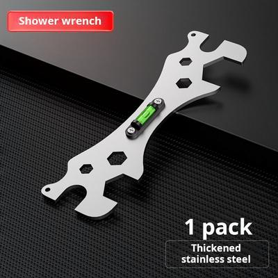 Special Wrench Tools With Level Shower Faucet Installation Bathroom Multifunctional Level Wrench Ruler Distance Measuring Tool