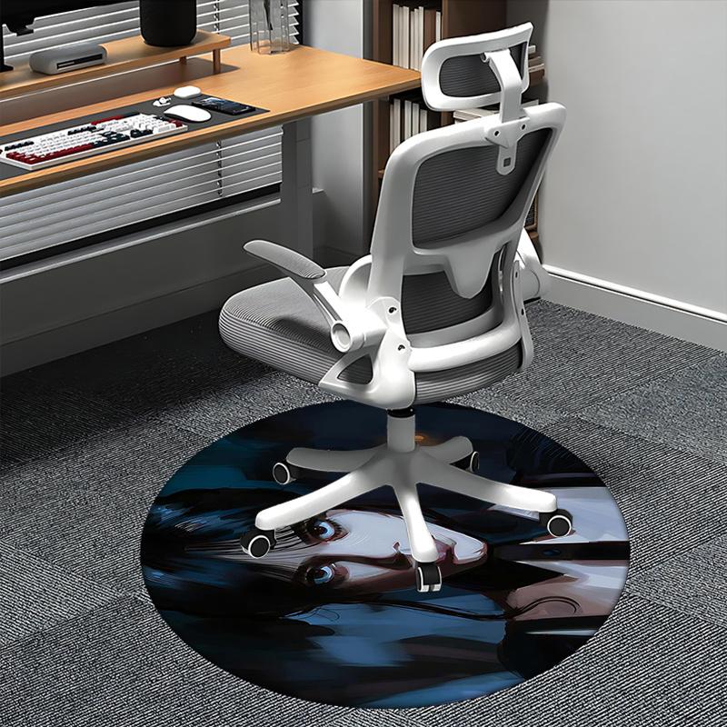 

The Addams Family Chair mat Round Rug Office carpet, Non slip, Suitable for Living Rooms, Bedrooms,Decor1205734a 80cm by 80cm