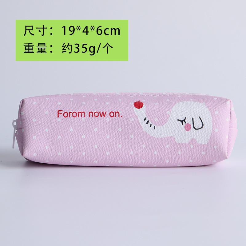 Students Pencil Case Diverse Styles Stationery Bag Cute PU Leather Children Pencil Bag Storage Cartoon School Gifts Accessories