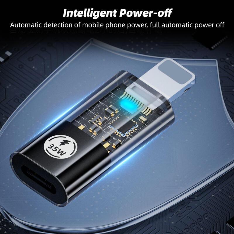 HdoorLink Transparent PD240W USB4.0 40Gbps Type C To C Adapter 8K@60Hz 5A Fast Charging Adapter for Iphone 16 15 14 Mac Pro Samsung Galaxy