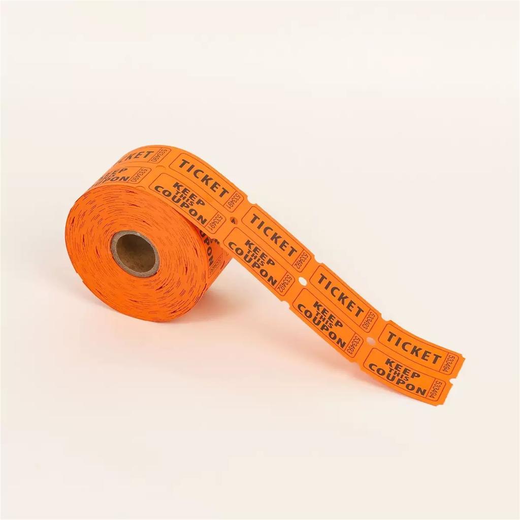 1000pc Color Tearable Admission Coupon Voucher Coupon Prize Draw Coupon