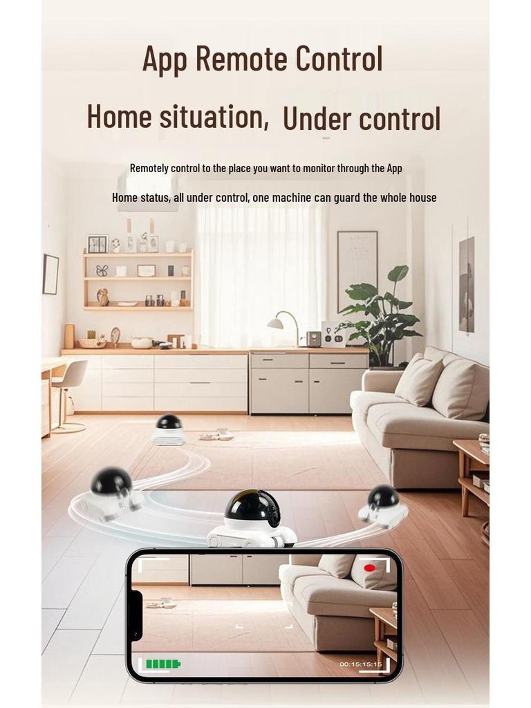 Little Tank Dual-Screen HD Pet Teasing Robot Camera