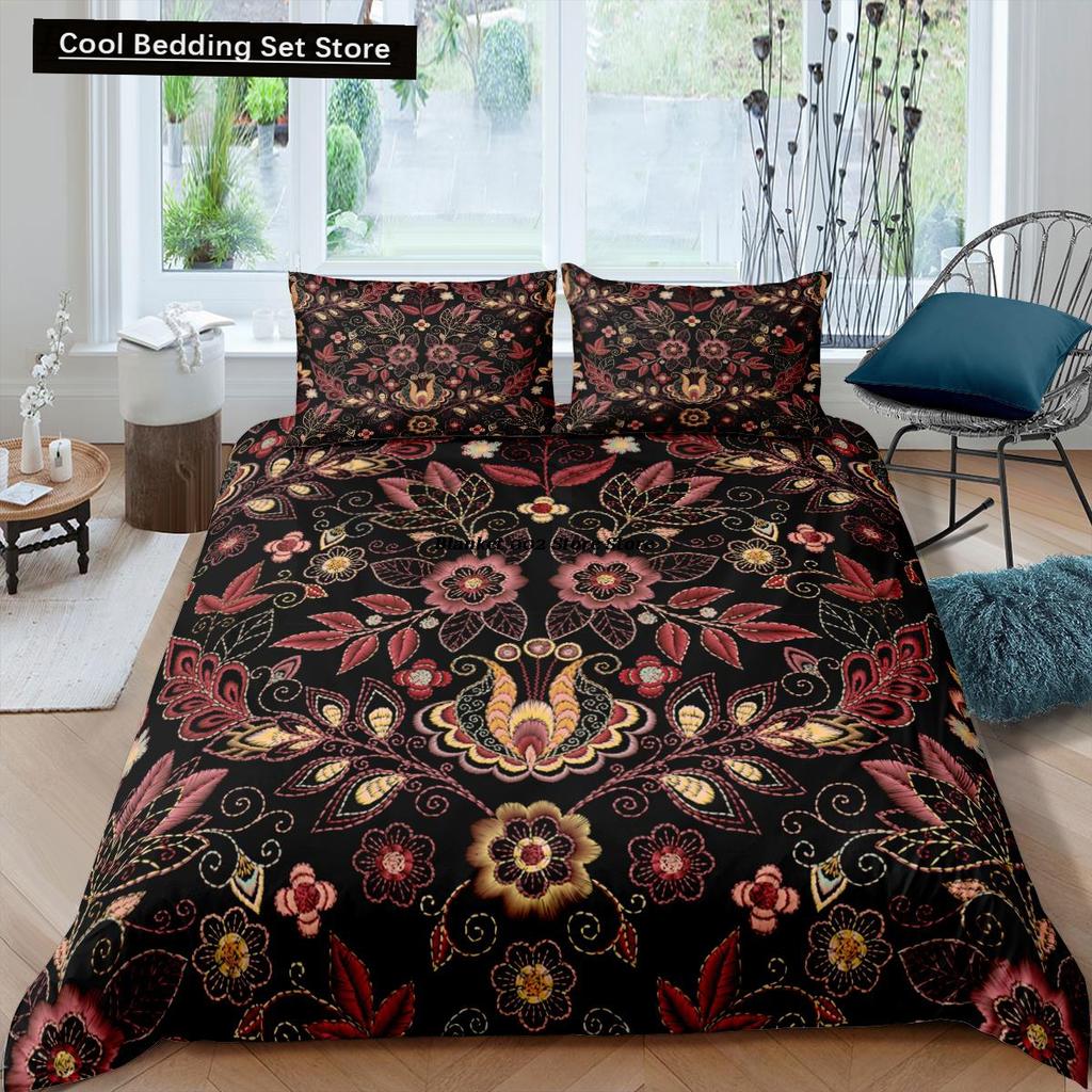 Cartoon Bird Print King Queen Duvet Cover Colorful Cute Pet Birds Bedding for Adult Fashion Animal 2/3pcs Polyester Quilt Cover