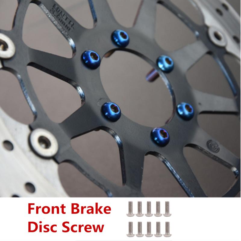 For Ducati Streetfighter V4/V4S 2020 2021 Motorcycle M8*20 Titanium Front Brake Disc Screws Bolts Plating Color