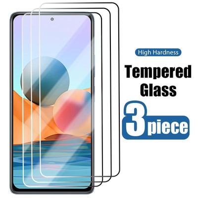 3 PCS Tempered Glass Screen Protector Xiaomi Mi 9 SE 10T Lite RedMi Note 10 Pro 6 6A 7 7A 8 8A 8T 9 9A 9C 9S 9AT 9T 11 PRO Poco X3 NFC F3 11T