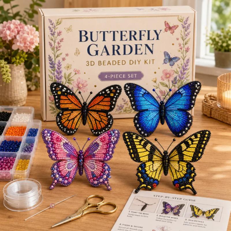 3D Perlen Tier Bastelset DIY Sicheres Material Perlen Set für Anfänger Kreatives Handgemachtes Projekt für Kinder Schul Bastelstunde Verwendung