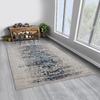 Decorative Cotton Vintage Patterned Woven Carpet ,Modern , Thin , Washable Stain Resistant Trend Woven Floor Room Carpet