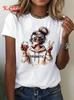 Streetwear 90s Casual Graphic Tshirt Dramatic Print With Wine Print Unisexs Tshirt Short Sleeve Top Tee Unisexs Clothing