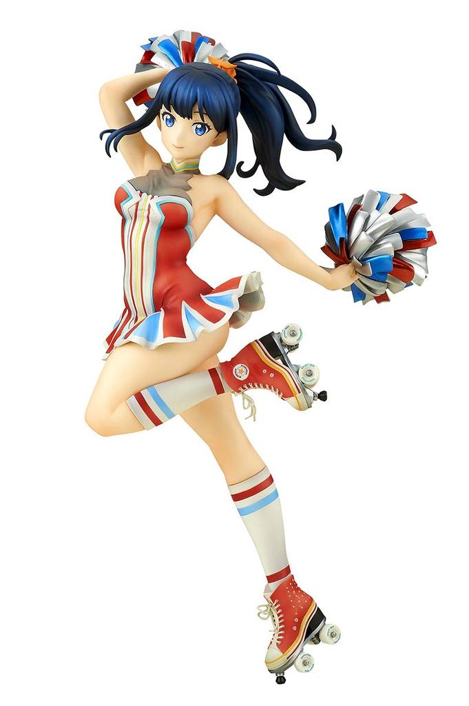 QuesQ SSSS.GRIDMAN Takara Rikka Cheerleader Style 1/7 Scale PVC Painted Complete Figure