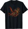Abstract Fire Guitar Art Playing Guitar Guitarist Music T-Shirt