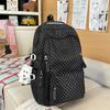 Schoolbag Fresh Schoolbag Versatile College Student Junior High School Girl Polka Dot Simple Large Capacity Cute Backpack New Backpack