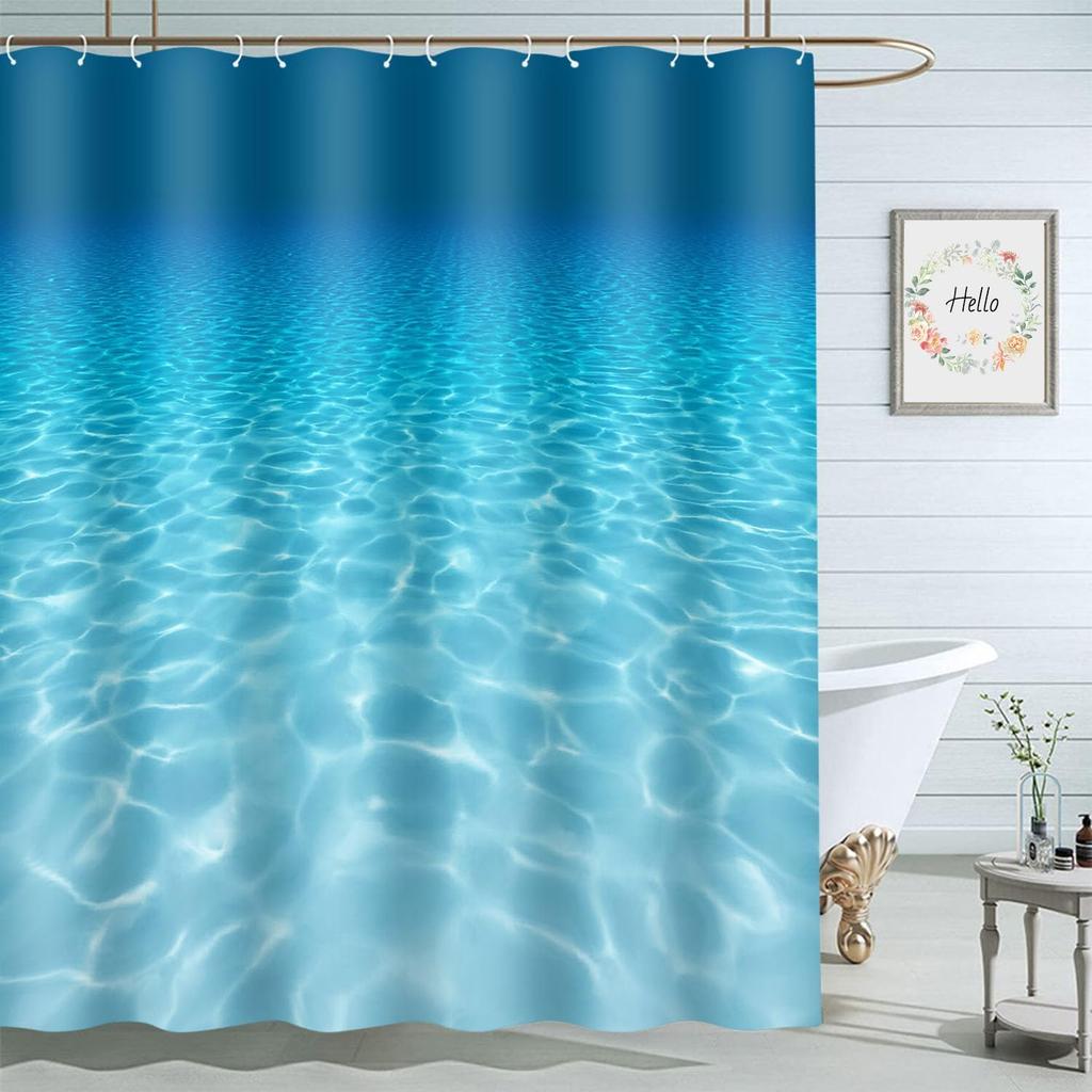 Colorful Circle Art Rainbow Shower Curtains Bathroom Curtain Waterproof with Hooks 72x72 Inch for Men Women Boys Girls