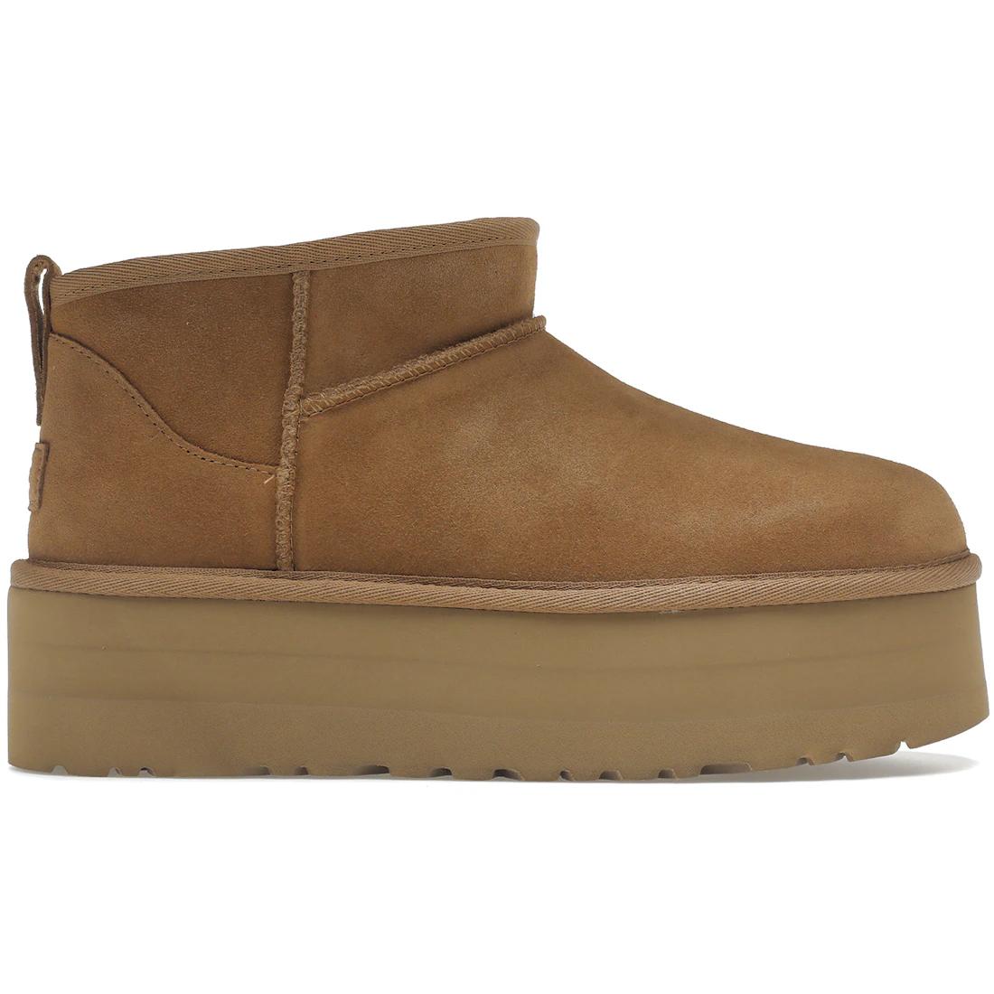 

Кеды UGG Classic Ultra Mini Platform Boot Каштановые (Женский)(1135092-CHE) 39
