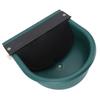 Livestock Water Bowl Green Plastic Automatic Livestock Water Feeder with Lid Float Ball for Cattle Sheep Horses