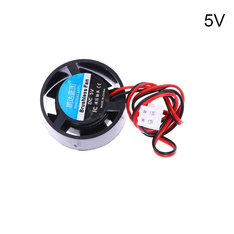 Mini 2510 25*10Mm Dc 5V 9V 12V 24V Kulatý 2-Pin Chladič Bezkomutátorový Chladič Čipové Sady Tichý Mini Notebook Mikro Chladicí Ventilátor