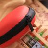 Mini Portable Round Earphone Cable USB Data Cord Storage Bag Zipper Pouch Case