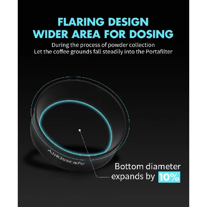 AliKisscafe Coffee Dosing Ring Funnel Magnetic 51MM 54MM 58MM For Delonghi Breville Portafilter Espresso Accessory Barista Tools