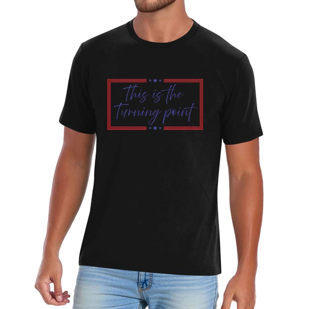 Men's Casual Daily Printed Top Round Neck T-shirt