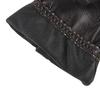 Luvas Masculinas de Couro Genuíno Moda Casual Luva de Pele de Ovelha Preto Marrom Cinco Dedos Estilo Curto Luvas Masculinas para Dirigir M017PQ2