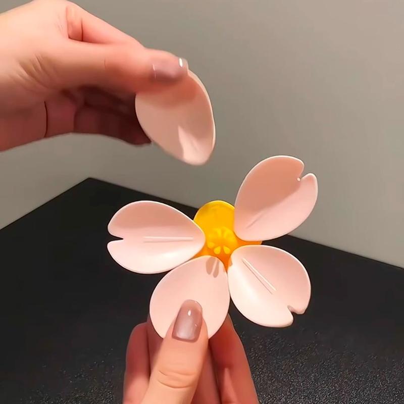 Sakura Magnetický těsnící klip na ledničku, Těsnící klip ve tvaru okvětního lístku, Magnetická samolepka na ledničku, Těsnící klip na svačinu, Květinová dekorace