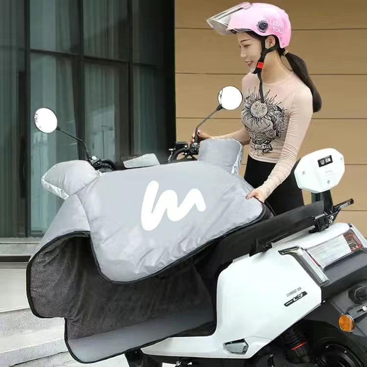 Pink Kitty Universal Electric Car and Motorcycle Windshield Cover with Fleece Lining - Waterproof and Windproof for All Seasons