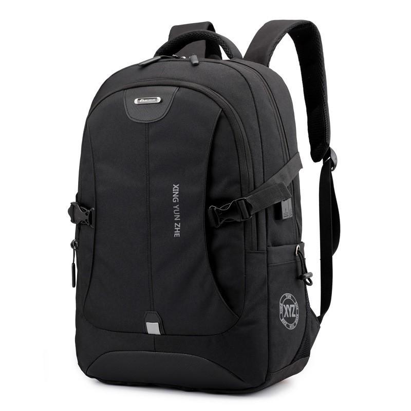 Business Commuter Computer Backpack Men s Large Capacity Notebook Book Bag Casual Travel чёрный