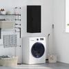 Wall Mounted Cabinet Black Oak Effect 34.5 X 34 X 90 Cm