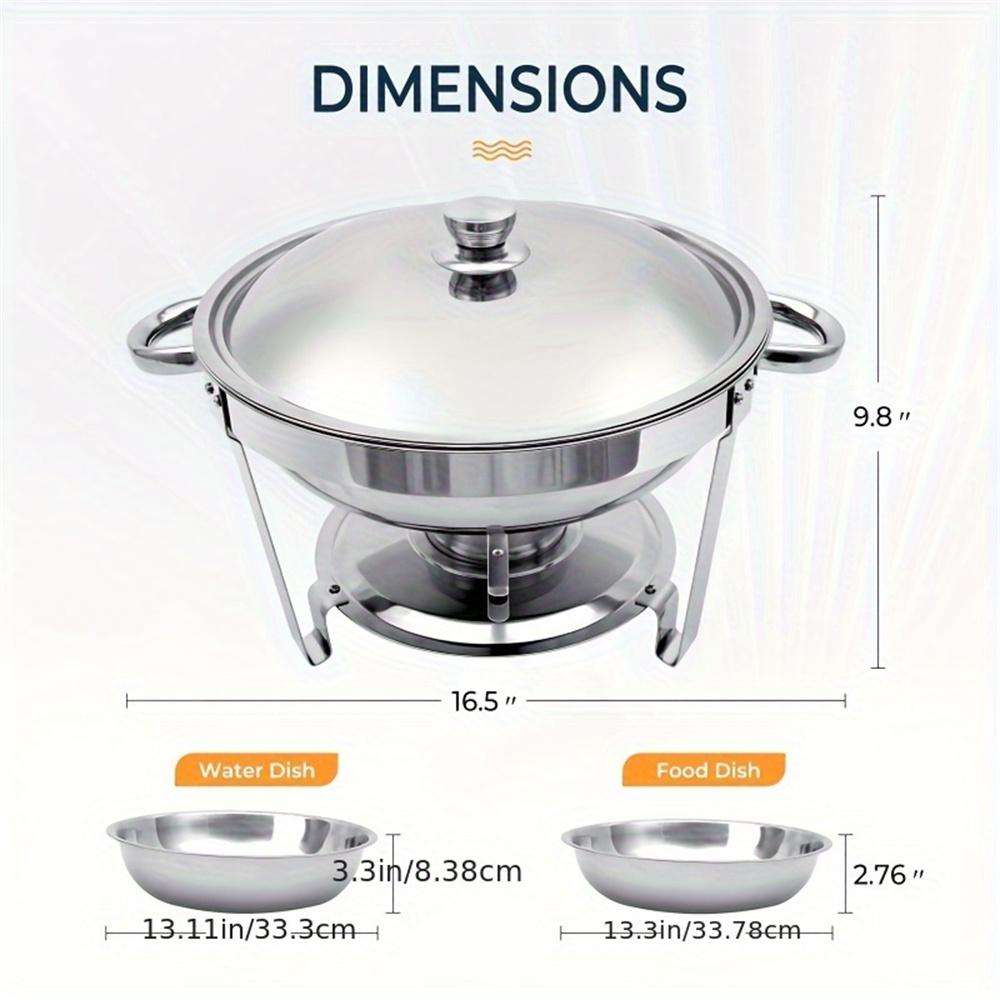 Specially Designed for Cooking, 5-quart Circular Self- Hot Pot Thermos Made of Stainless Steel for Hot and Cold Food